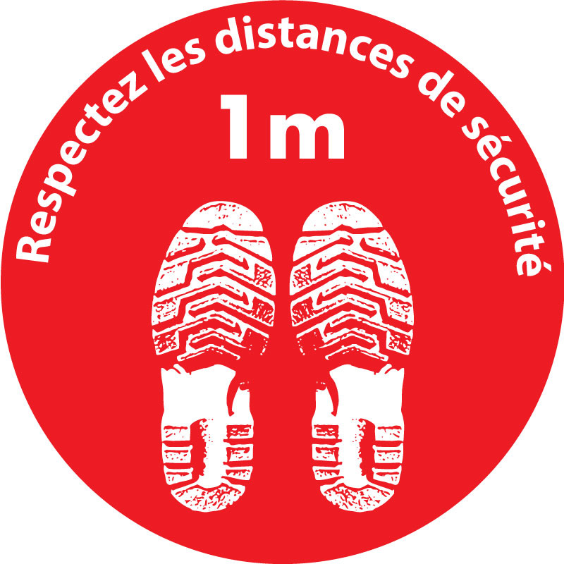 marquage-SOL-COVID - Imprimerie Mulhouse Kingersheim